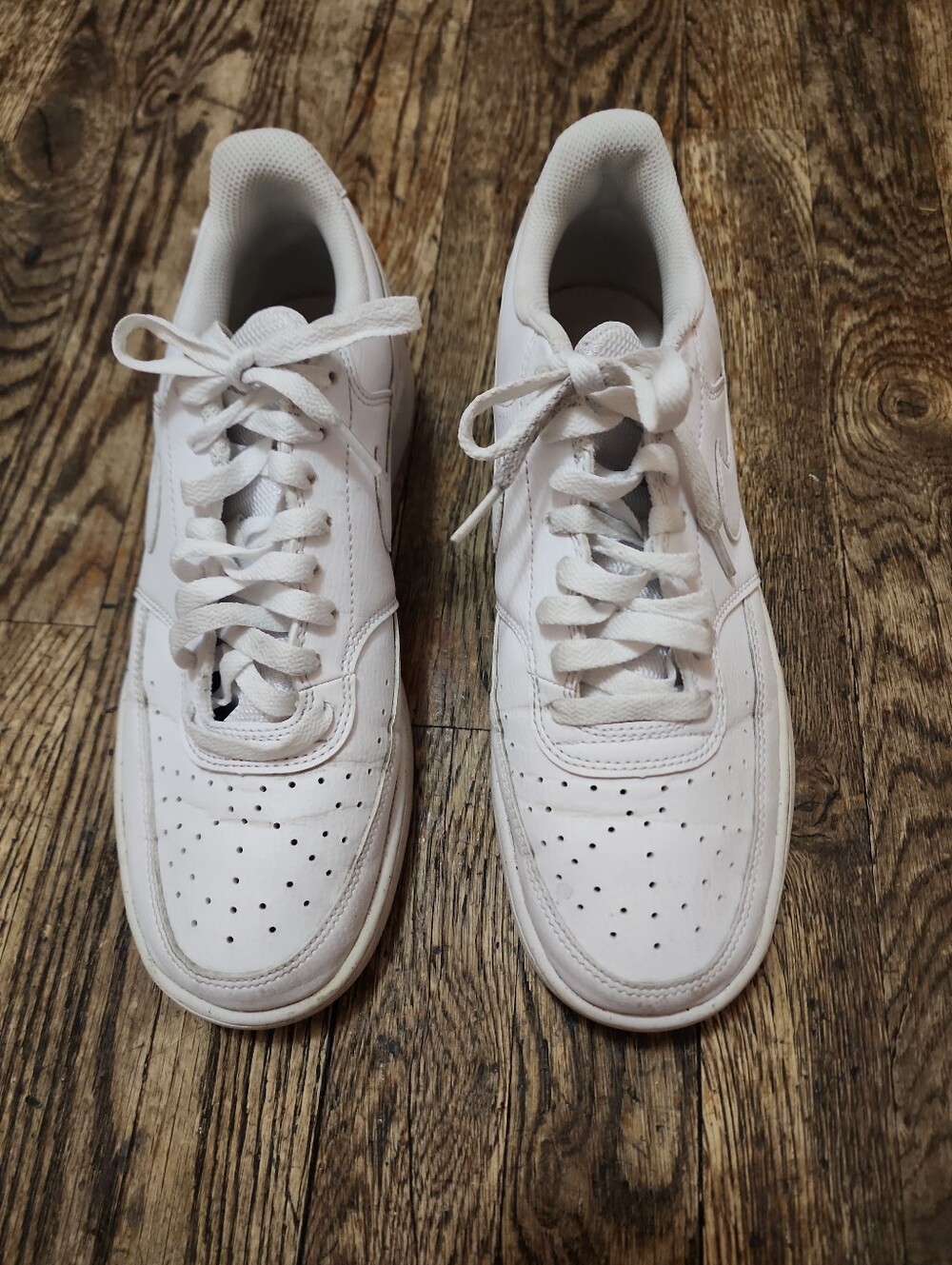 Nike Court Vision Next Nature Triple White Leather Low Top Sneaker DH2987-100